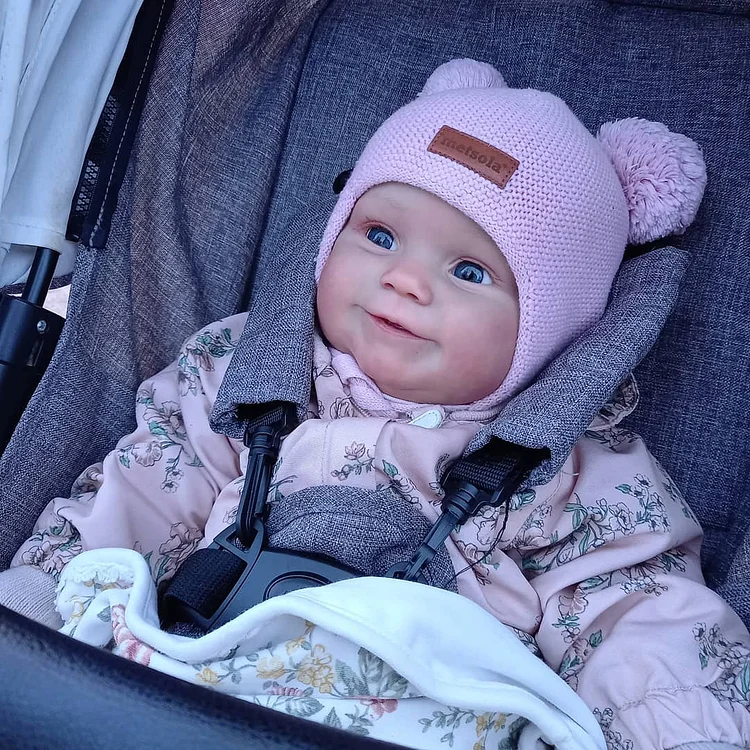 "Heartbeat" 20'' Reborn Doll Shop Hayden Awake Weighted Reborn Toddler Baby Girl Doll - Realistic and Lifelike